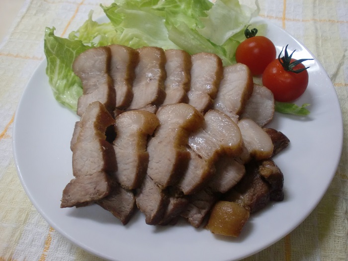 【減塩レシピ】減塩チャーシュー(焼き豚)の作り方